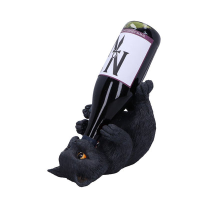 Black Cat Guzzler 24cm Wine Bottle Holder 1