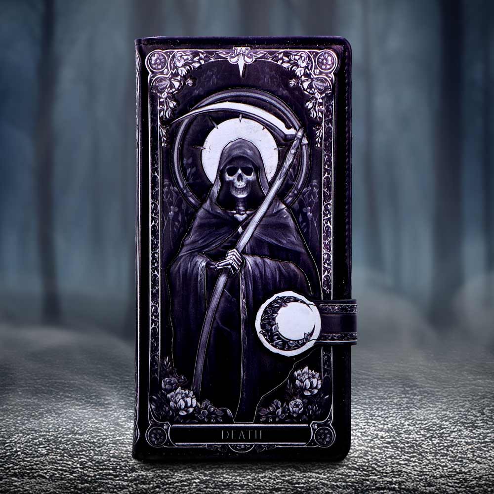 Skeleton Tarot Embossed Purse 18.5cm 7