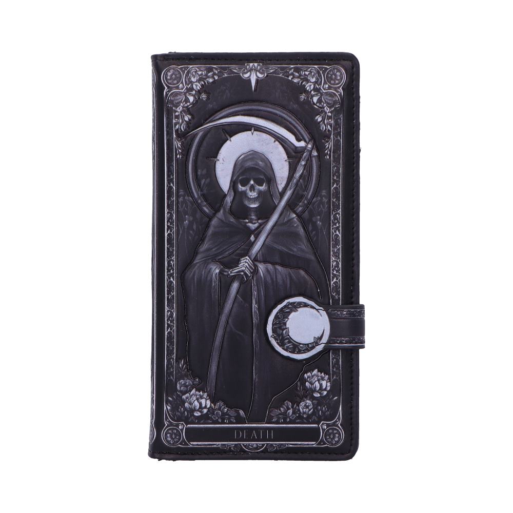 Skeleton Tarot Embossed Purse 18.5cm 1