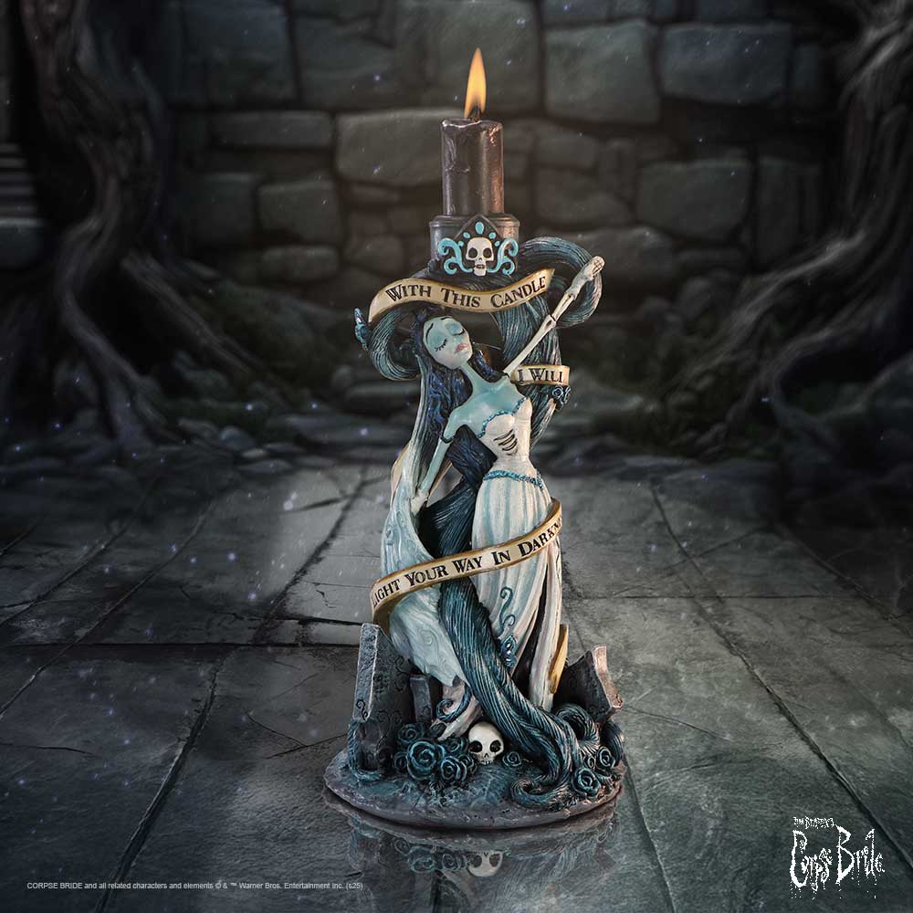 Corpse Bride With This Candle Vow Candle Holder 19cm 8