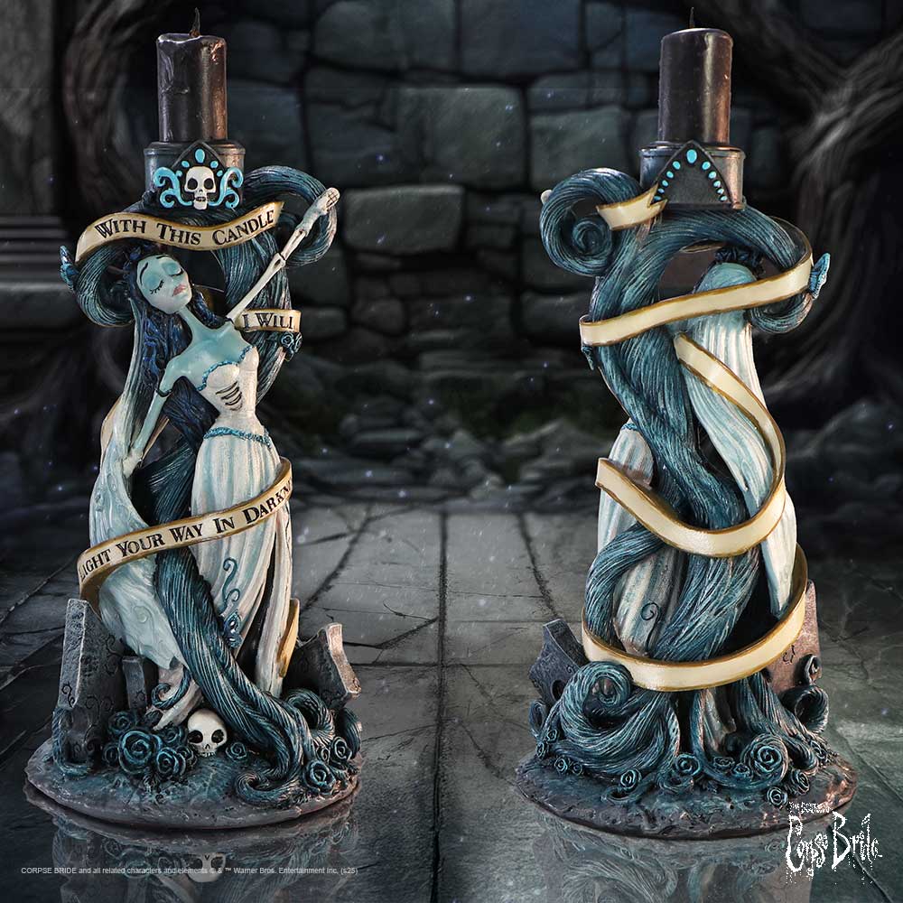 Corpse Bride With This Candle Vow Candle Holder 19cm 9