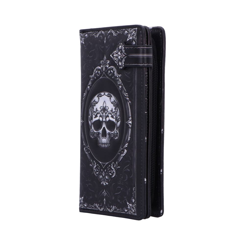 Baroque Skull Embossed Purse 18.5cm 2