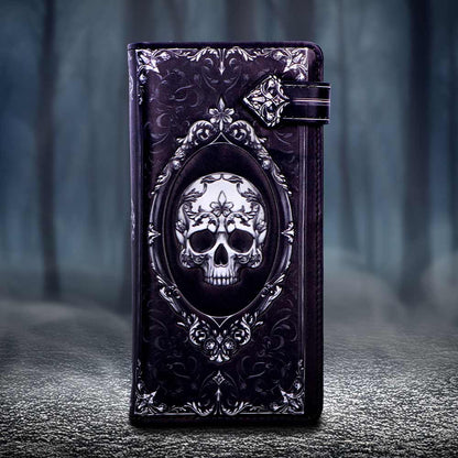 Baroque Skull Embossed Purse 18.5cm 7