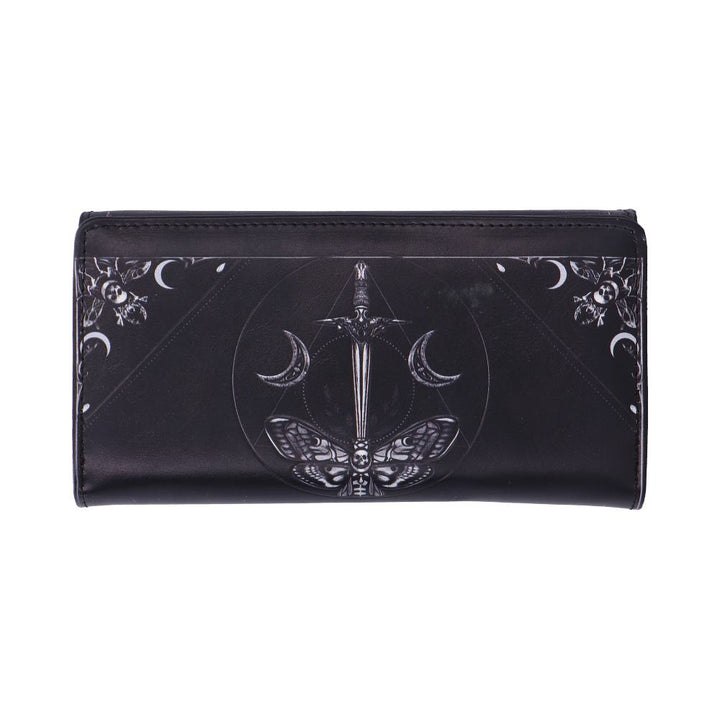 Deaths Head Moth Embossed Purse 18.5cm 3
