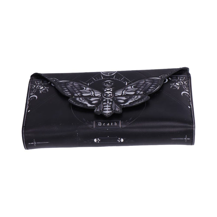 Deaths Head Moth Embossed Purse 18.5cm 4