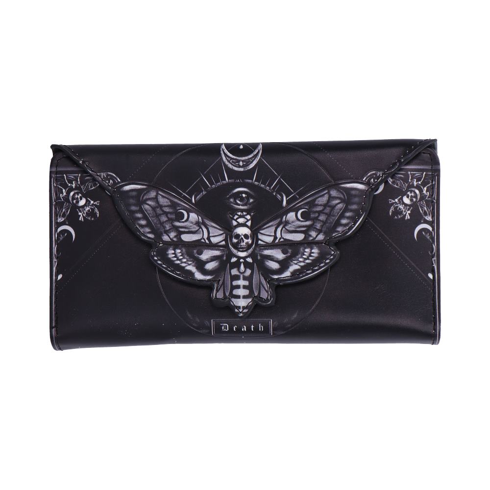 Deaths Head Moth Embossed Purse 18.5cm 1