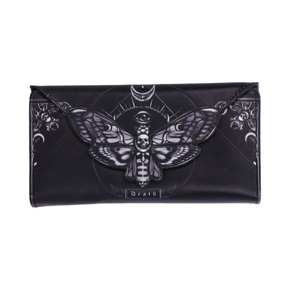 Deaths Head Moth Embossed Purse 18.5cm 1