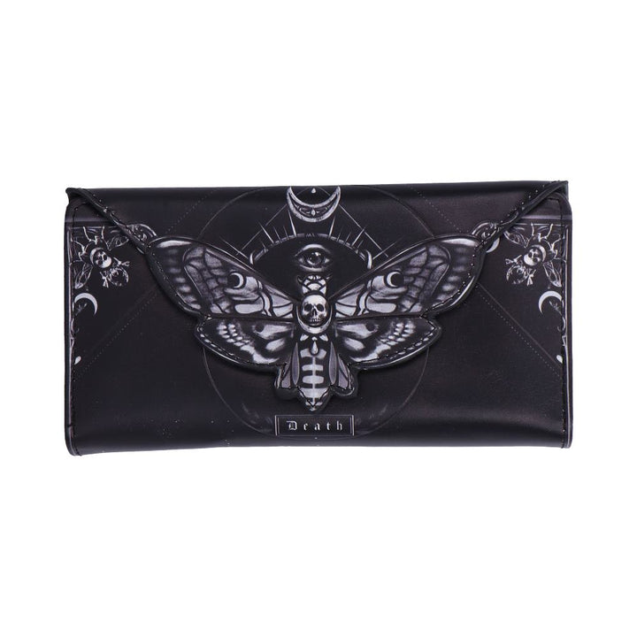 Deaths Head Moth Embossed Purse 18.5cm 1