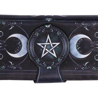 Triple Moon Embossed Purse 18.5cm 4