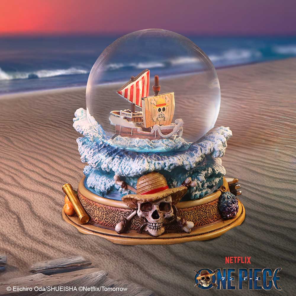 One Piece Going Merry Snow Globe 14cm 8