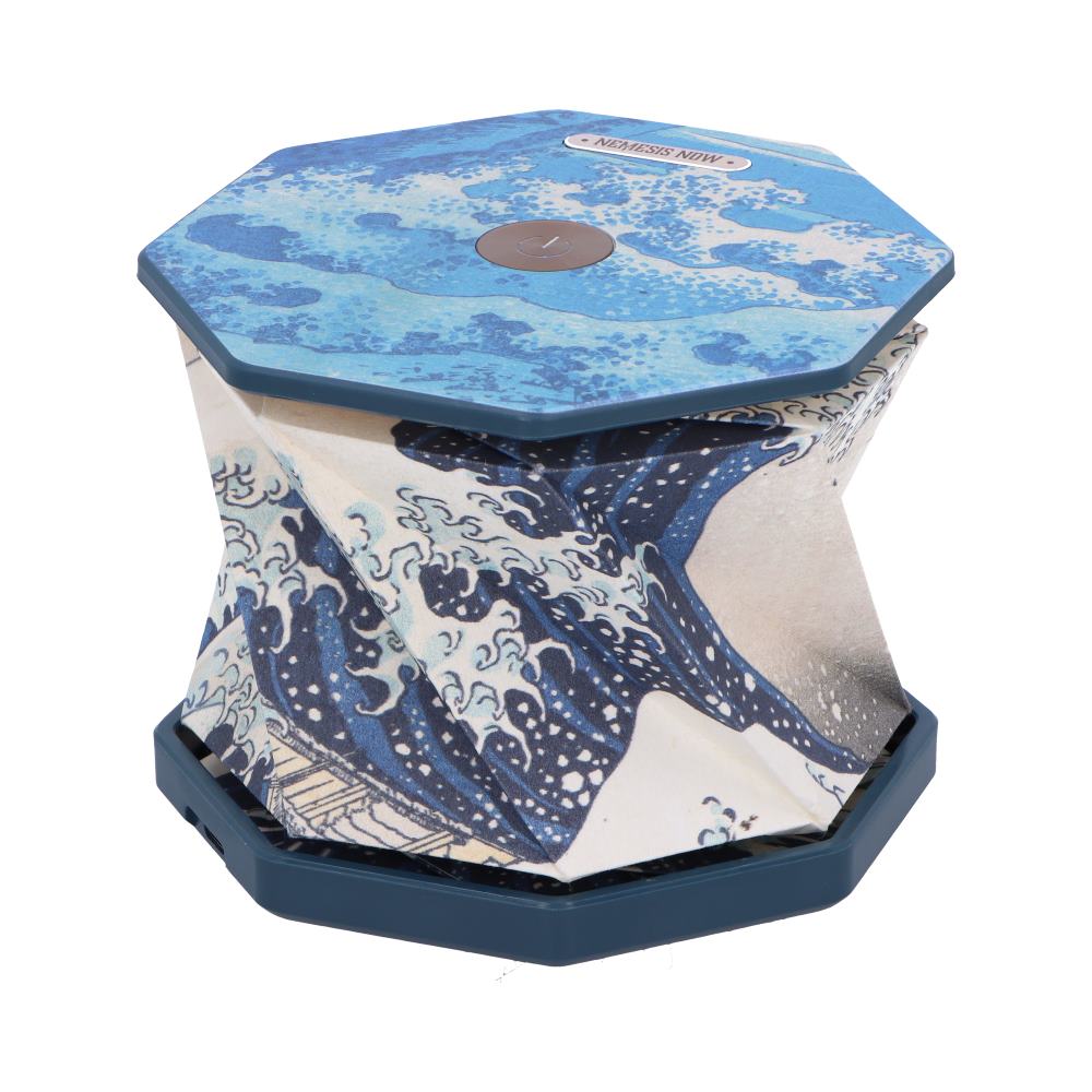 The Great Wave Off Kanagawa Foldable Lamp Rechargeable USB Powered 21cm 4
