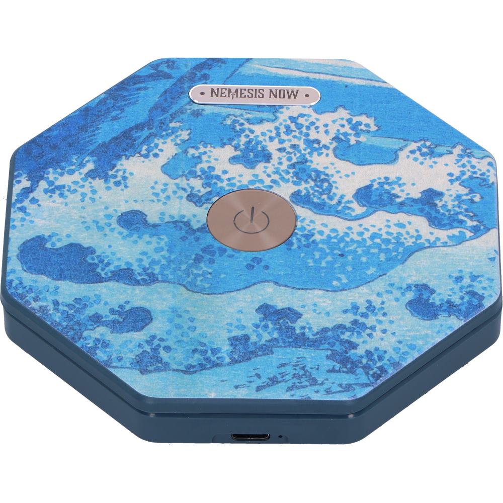 The Great Wave Off Kanagawa Foldable Lamp Rechargeable USB Powered 21cm 5