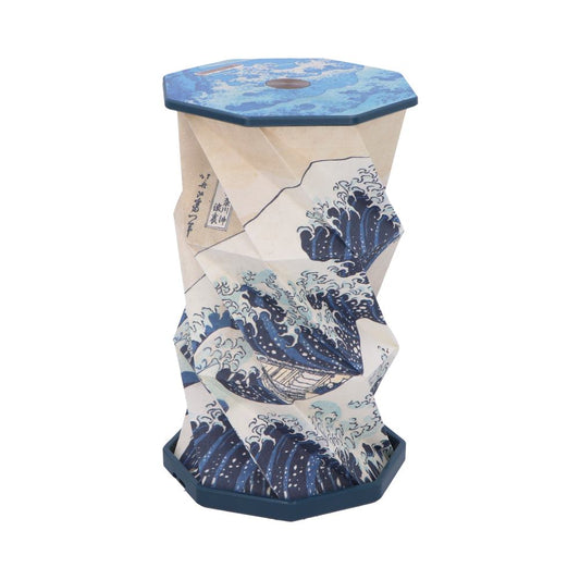 The Great Wave Off Kanagawa Foldable Lamp Rechargeable USB Powered 21cm 1