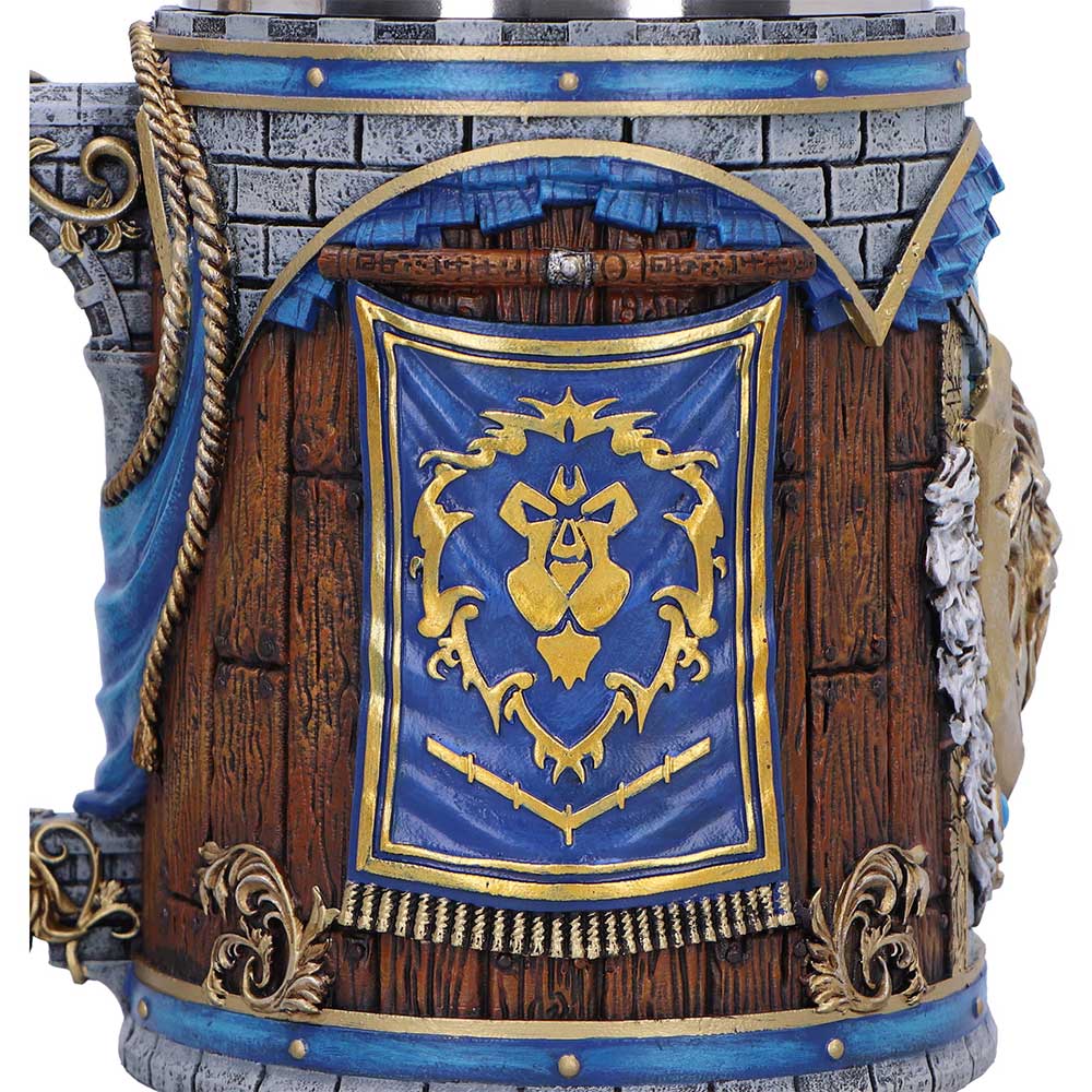 World of Warcraft Alliance Tankard 16cm Drinking Mug 5