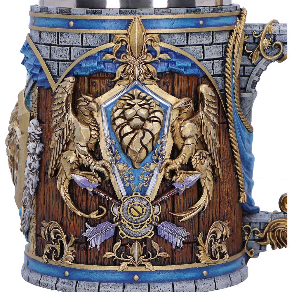 World of Warcraft Alliance Tankard 16cm Drinking Mug 6