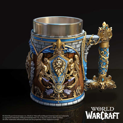 World of Warcraft Alliance Tankard 16cm Drinking Mug 7