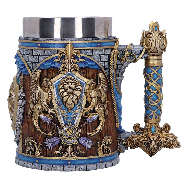 World of Warcraft Alliance Tankard 16cm Drinking Mug 1