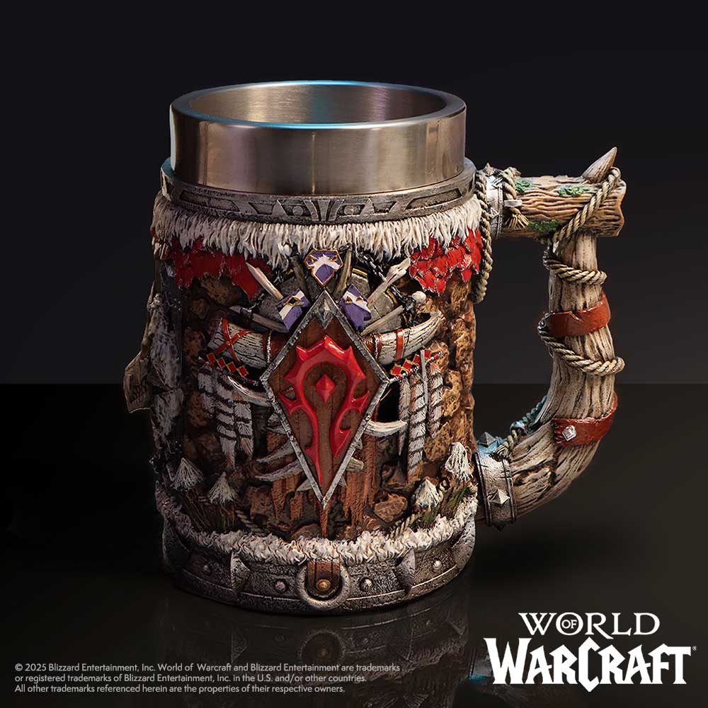 World of Warcraft Horde Tankard 15.5cm Drinking Mug 7