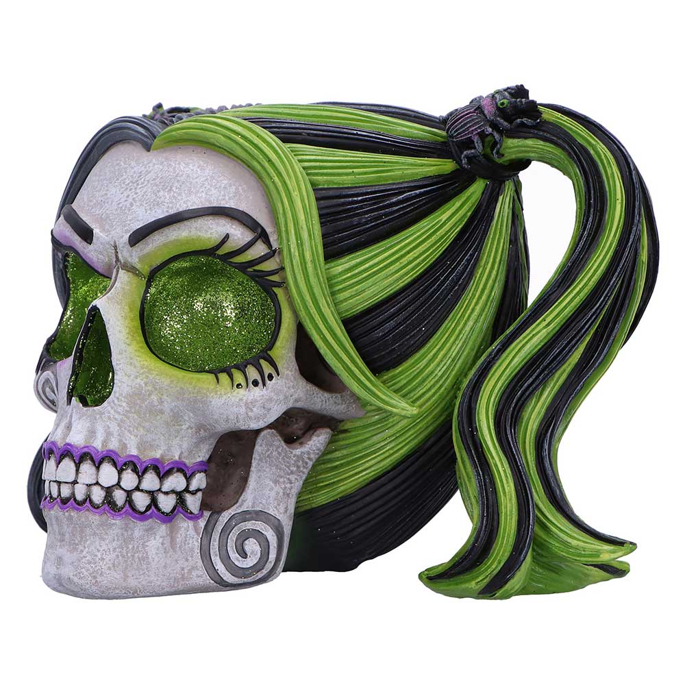 Drop Dead Gorgeous Beetles and Bugs Skull 12.9cm Figurine 3