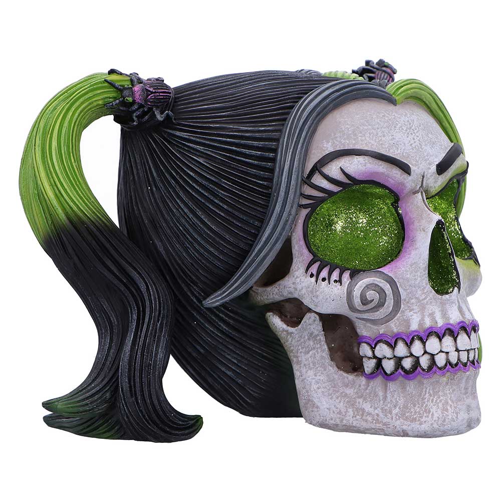Drop Dead Gorgeous Beetles and Bugs Skull 12.9cm Figurine 2