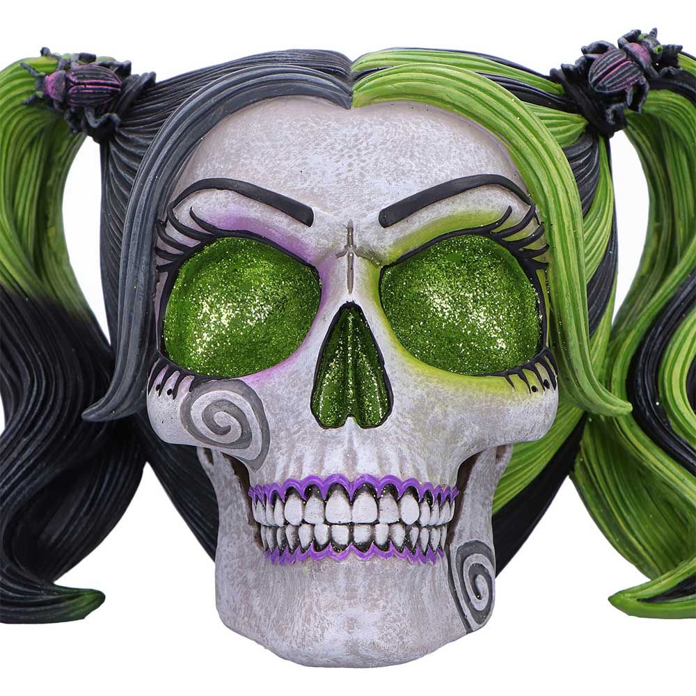 Drop Dead Gorgeous Beetles and Bugs Skull 12.9cm Figurine 6