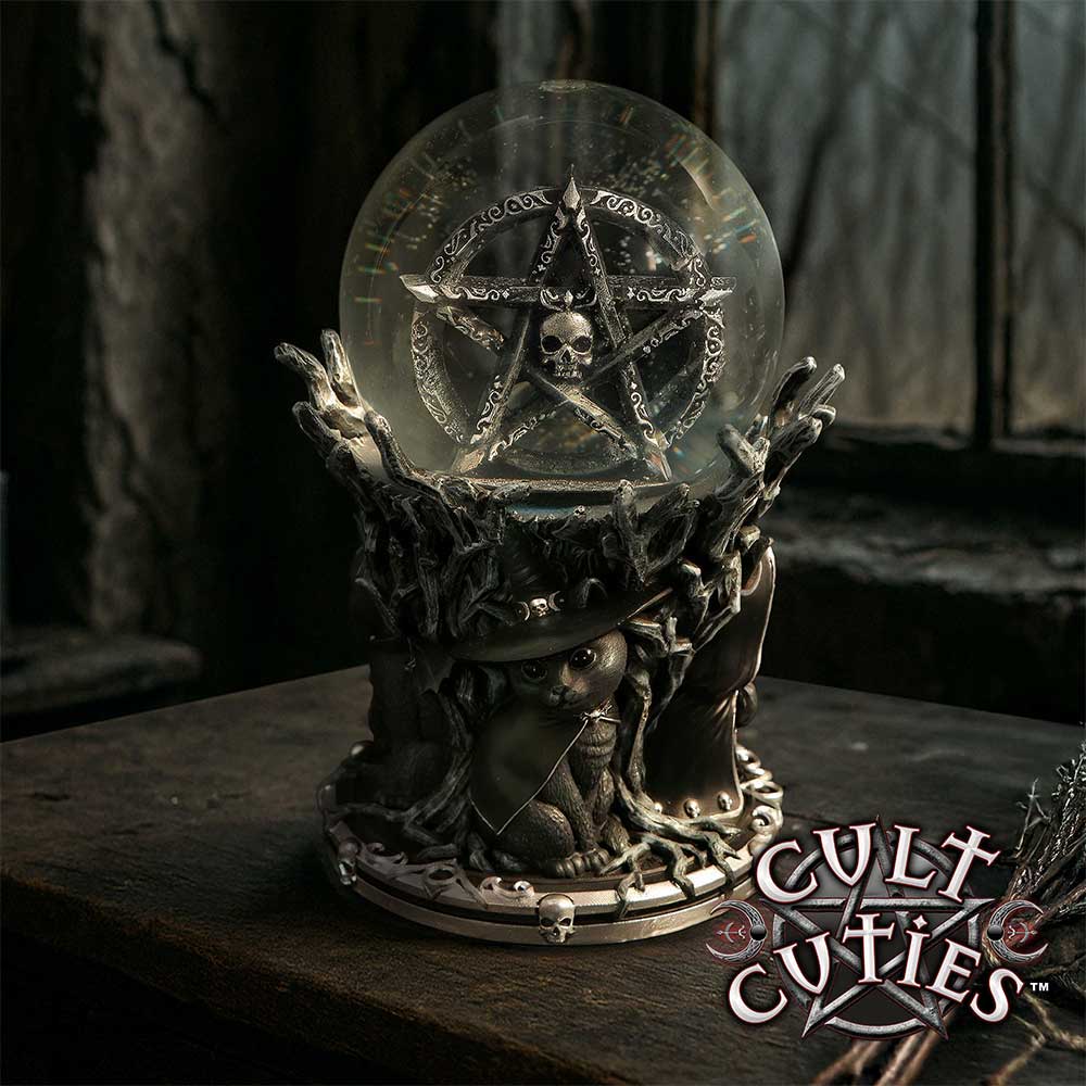 Cult Cuties Circle of Mischief Snow Globe 18cm 8