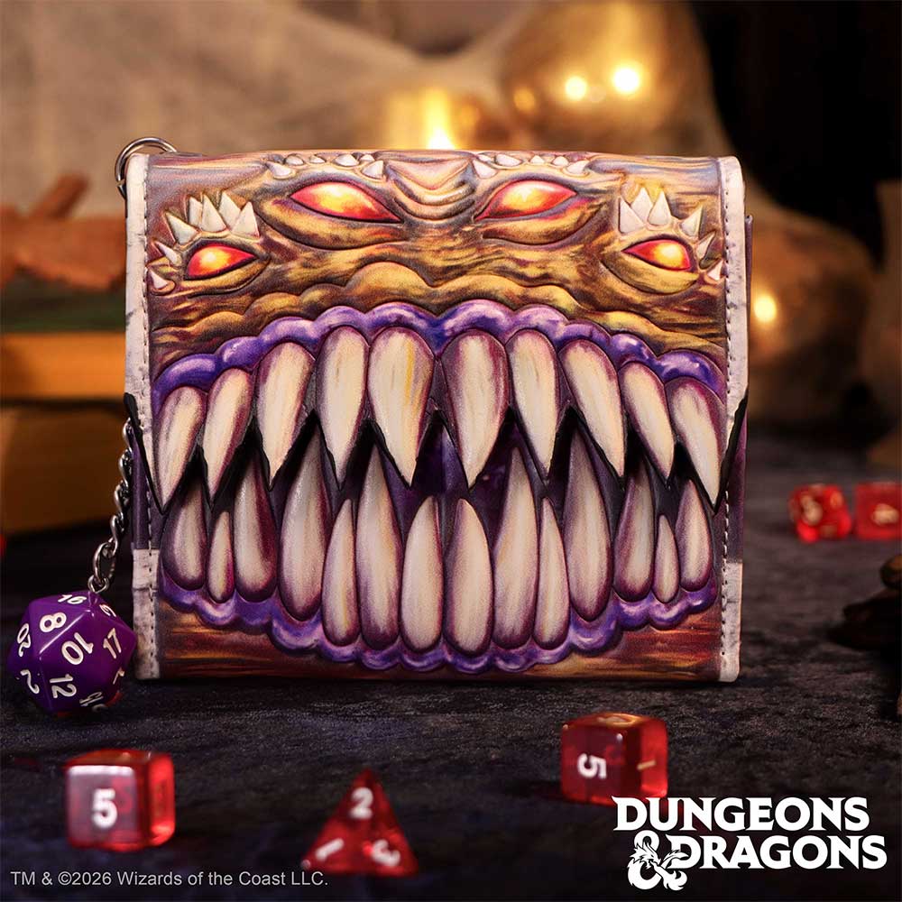 Dungeons and Dragons Embossed Mimic Wallet 6