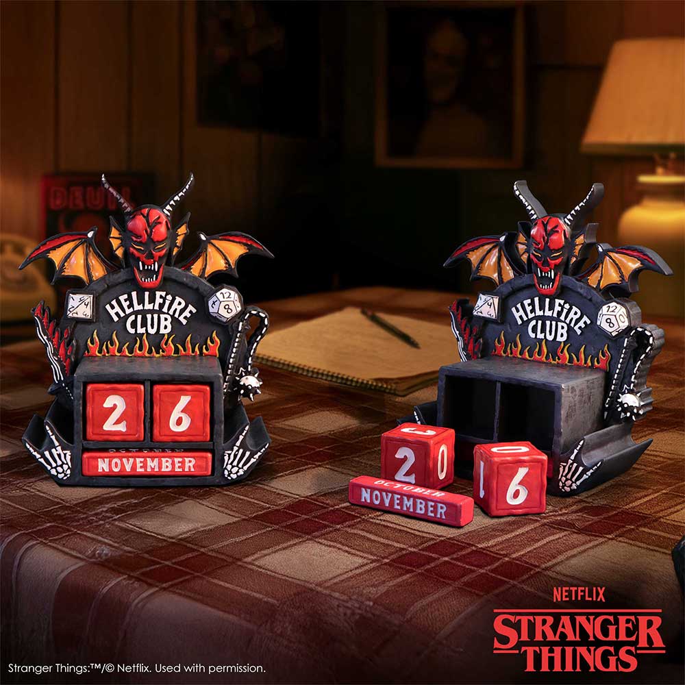 Stranger Things Hellfire Club Perpetual Calendar 8
