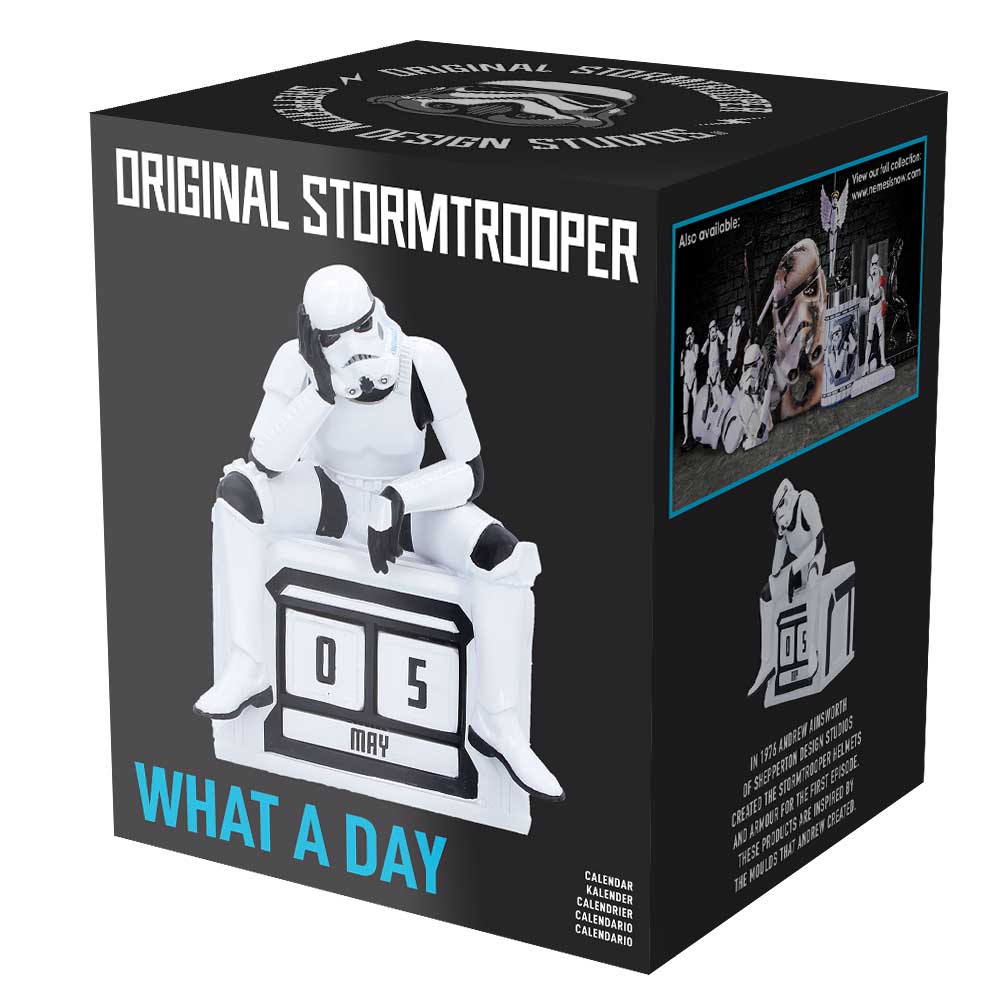 Stormtrooper What a Day Perpetual Calendar 14cm 7