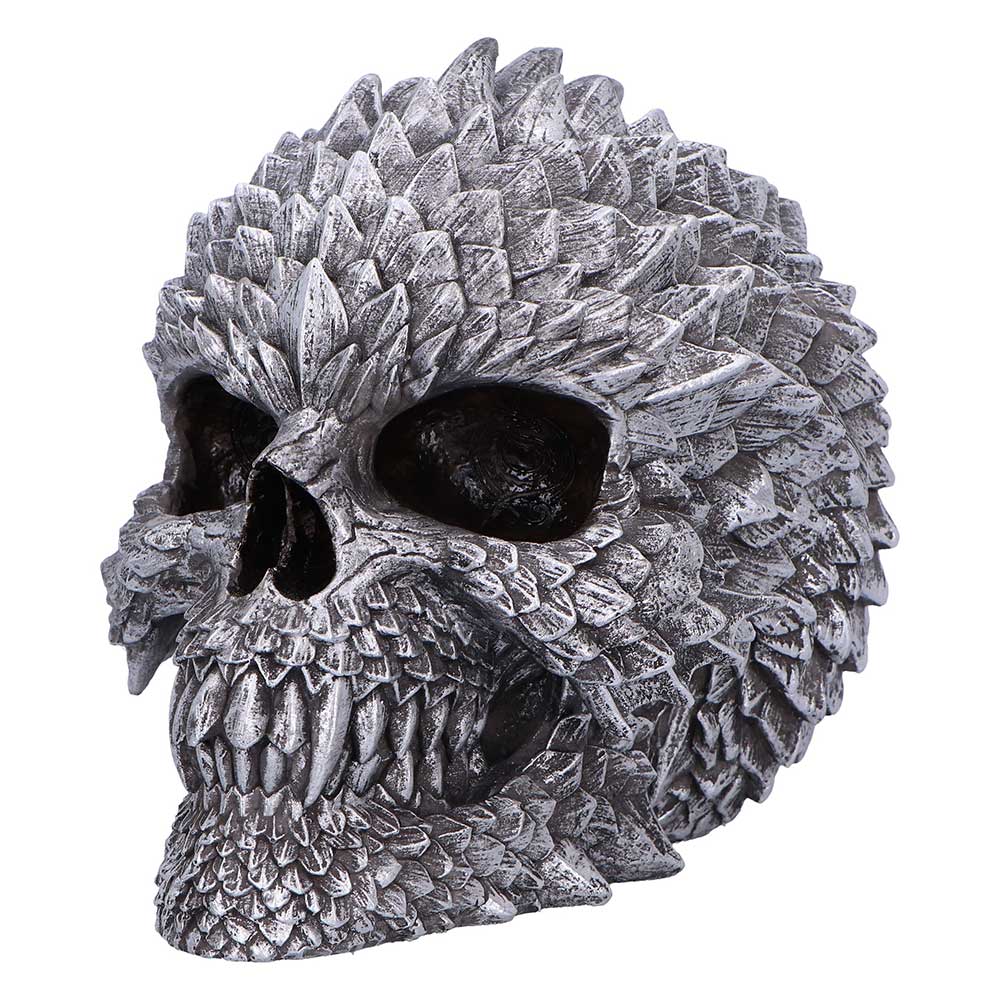 Scaled Remains 15.4cm Decorative Resin Skull 4