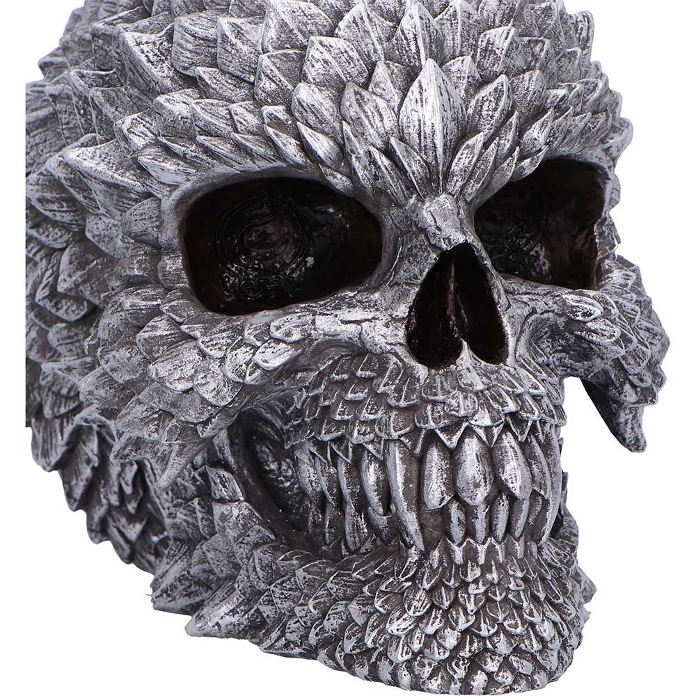 Scaled Remains 15.4cm Decorative Resin Skull 5