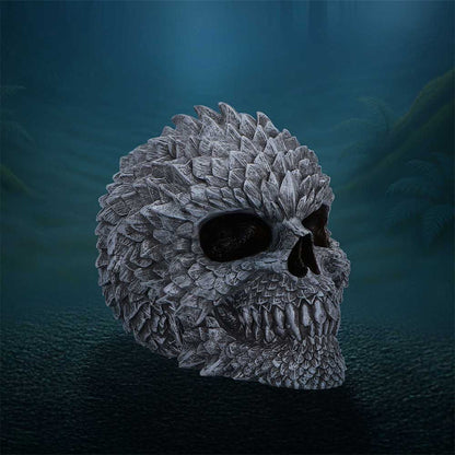 Scaled Remains 15.4cm Decorative Resin Skull 9