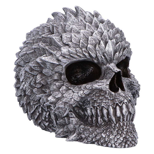 Scaled Remains 15.4cm Decorative Resin Skull 1