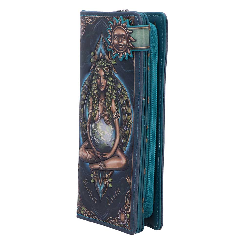 Mother Earth Embossed Purse 18.5cm 2