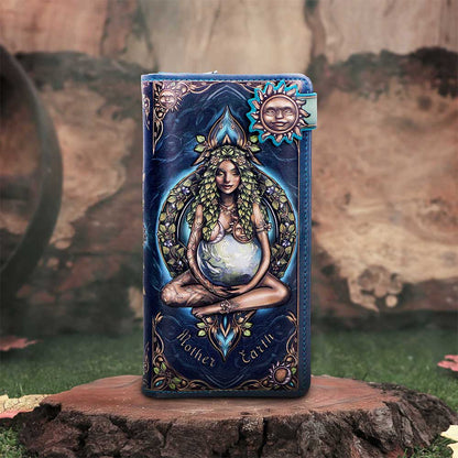 Mother Earth Embossed Purse 18.5cm 7