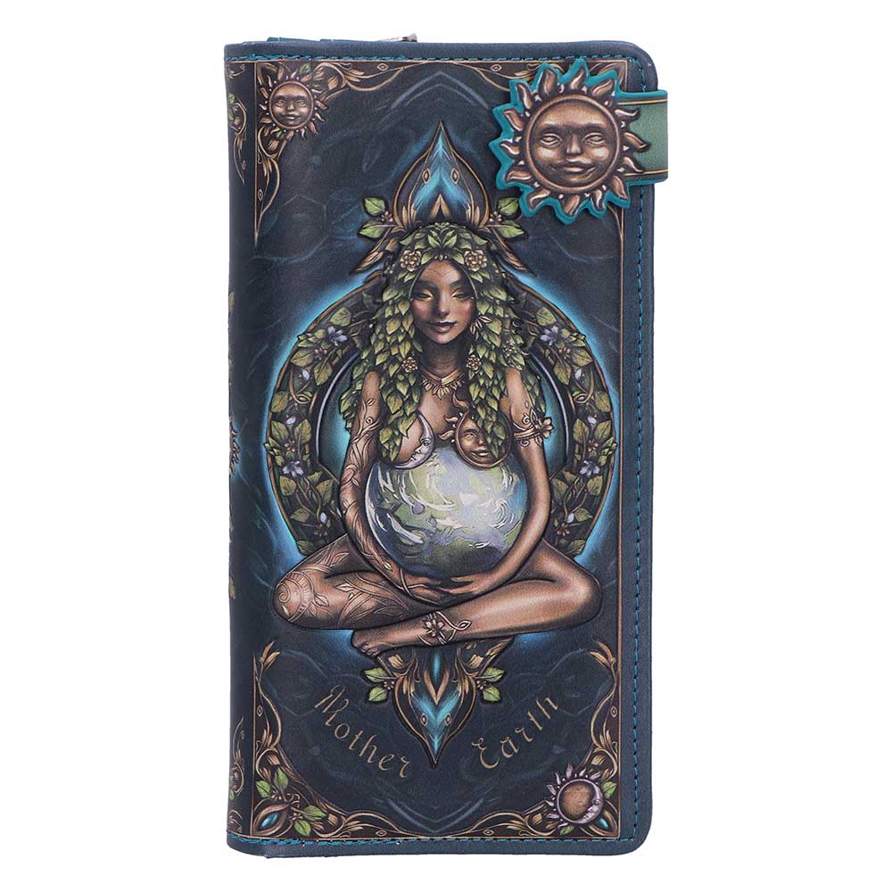 Mother Earth Embossed Purse 18.5cm 1