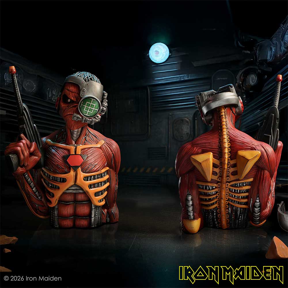 Iron Maiden Somewhere In Time Bust 29.8cm Resin Statue 9