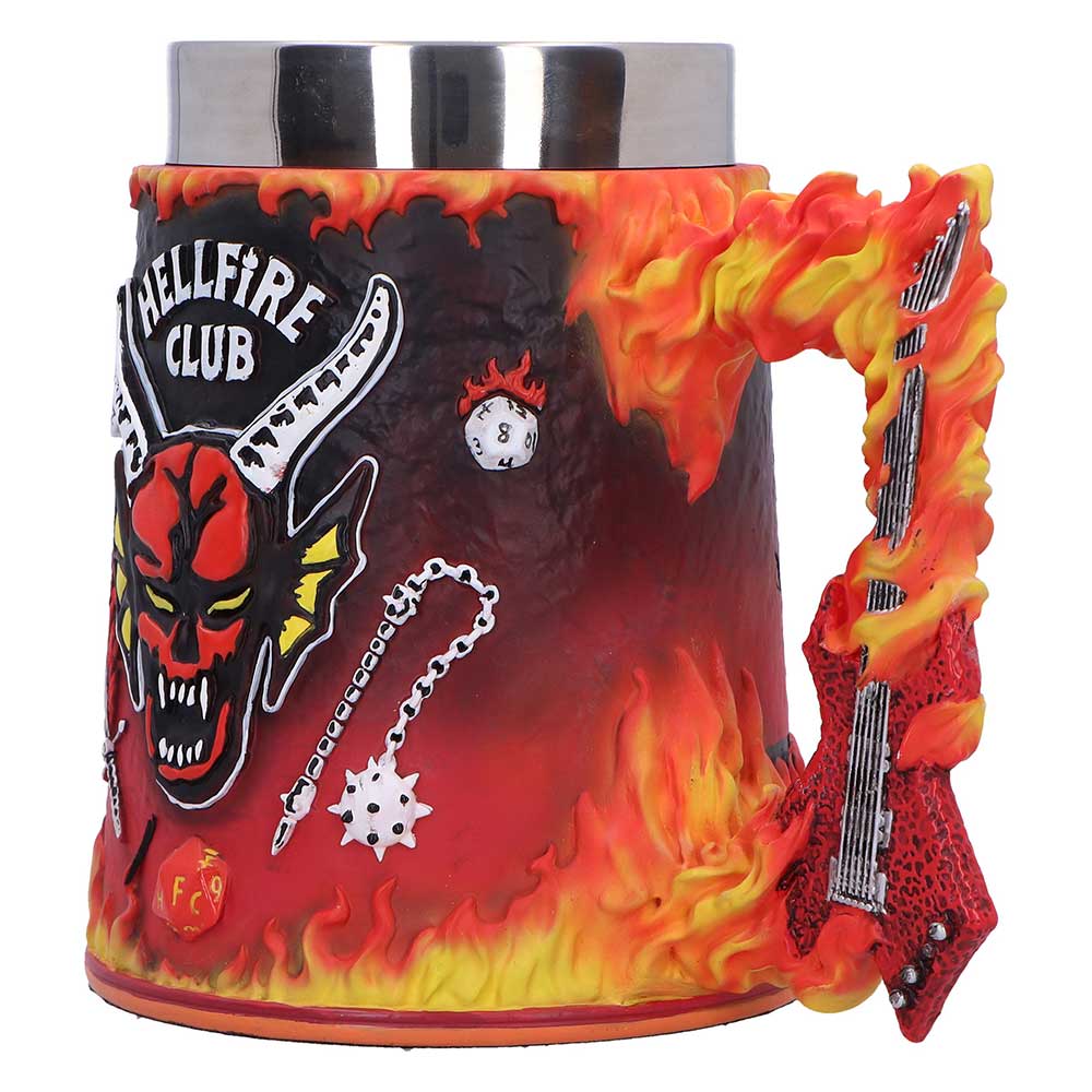 Stranger Things Hellfire Club Tankard 17cm Drinking Mug 2
