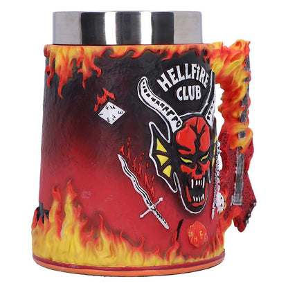 Stranger Things Hellfire Club Tankard 17cm Drinking Mug 4
