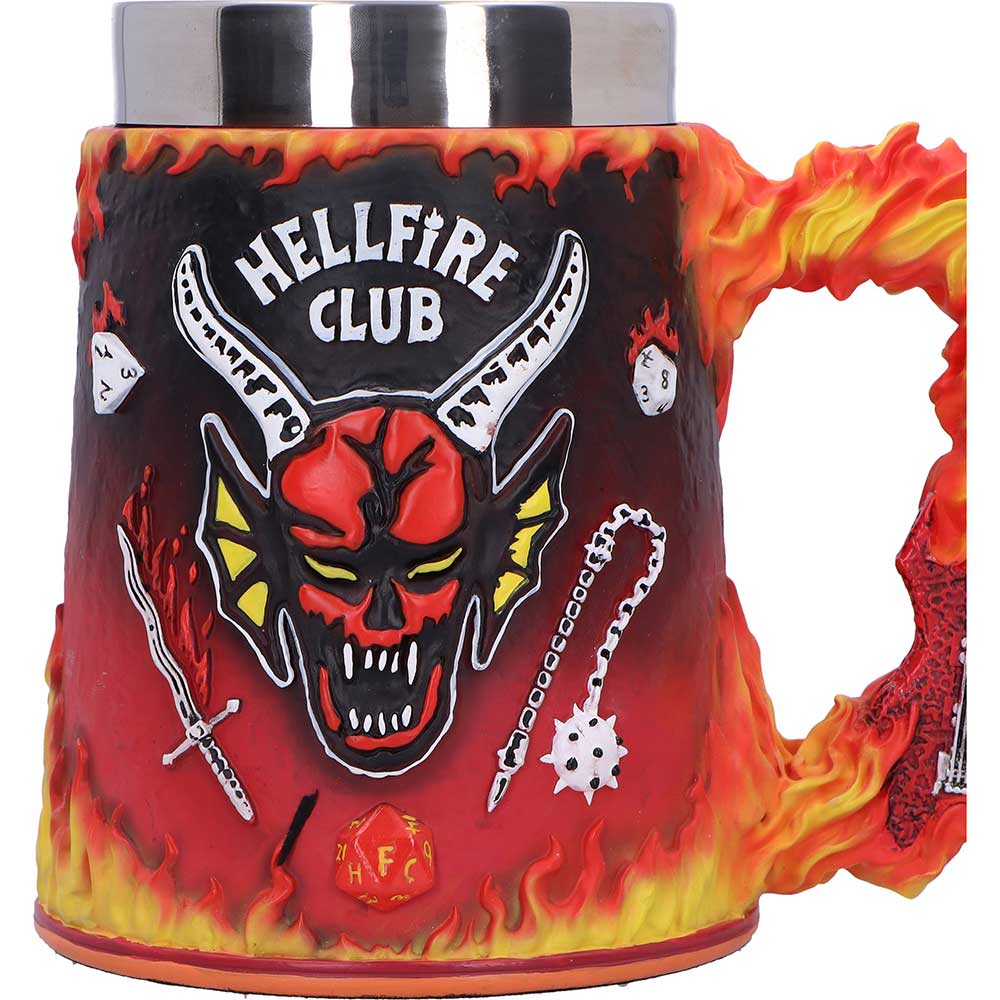Stranger Things Hellfire Club Tankard 17cm Drinking Mug 5