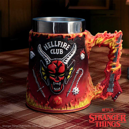 Stranger Things Hellfire Club Tankard 17cm Drinking Mug 7