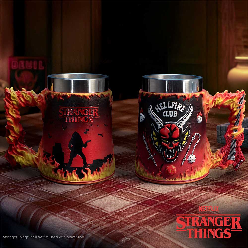 Stranger Things Hellfire Club Tankard 17cm Drinking Mug 8