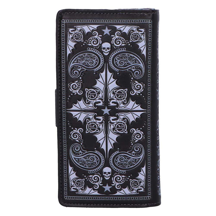 Skull Embrace Embossed Purse by Anne Stokes 18.5cm 3