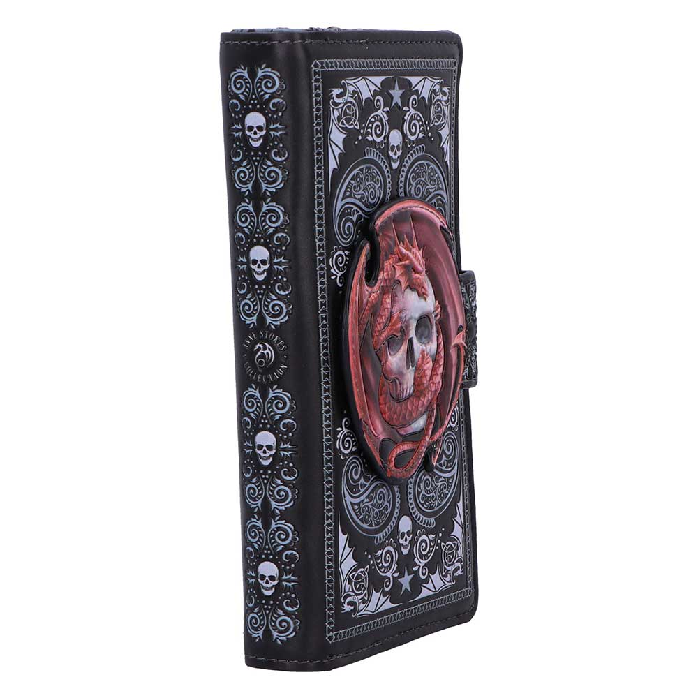 Skull Embrace Embossed Purse by Anne Stokes 18.5cm 4