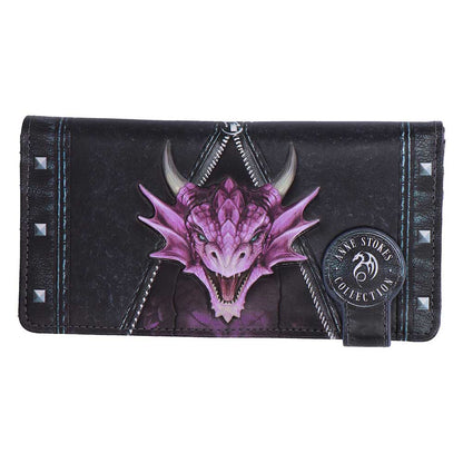 Unzipped Dragon Embossed Purse by Anne Stokes 18.5cm 1