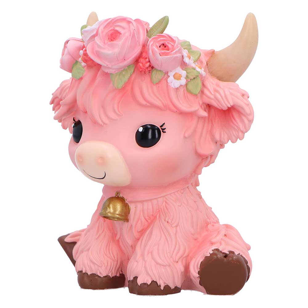 Moo Crew Primrose Pink Flower Cow 10.8cm 2