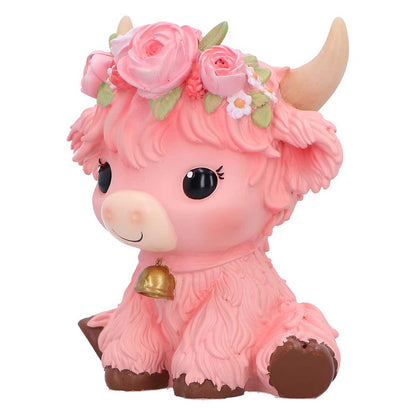 Moo Crew Primrose Pink Flower Cow 10.8cm 2