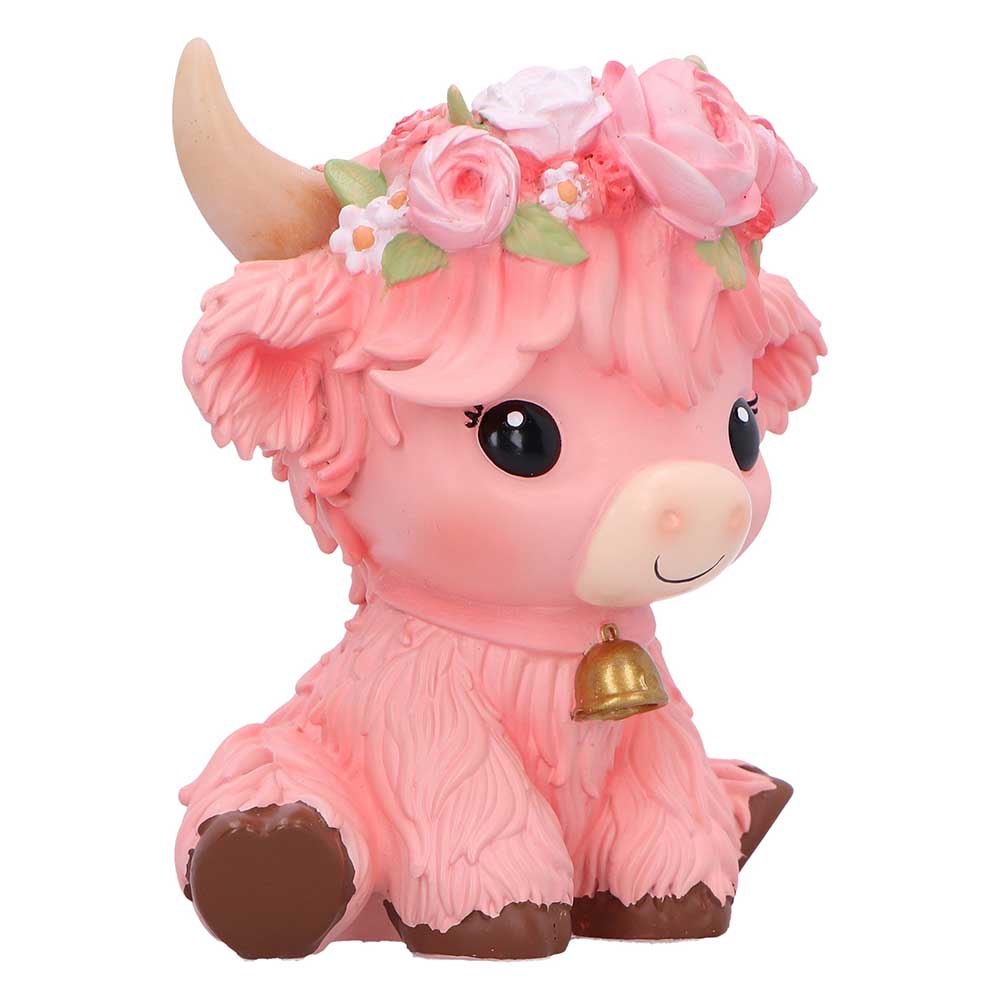 Moo Crew Primrose Pink Flower Cow 10.8cm 4