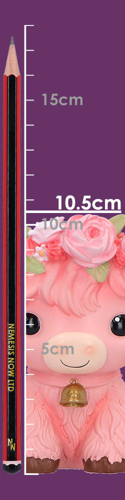 Moo Crew Primrose Pink Flower Cow 10.8cm 8