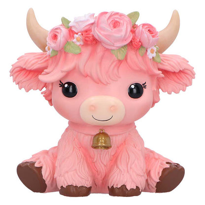 Moo Crew Primrose Pink Flower Cow 10.8cm 1